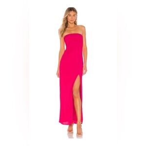 Asher Strapless Dress in Pink